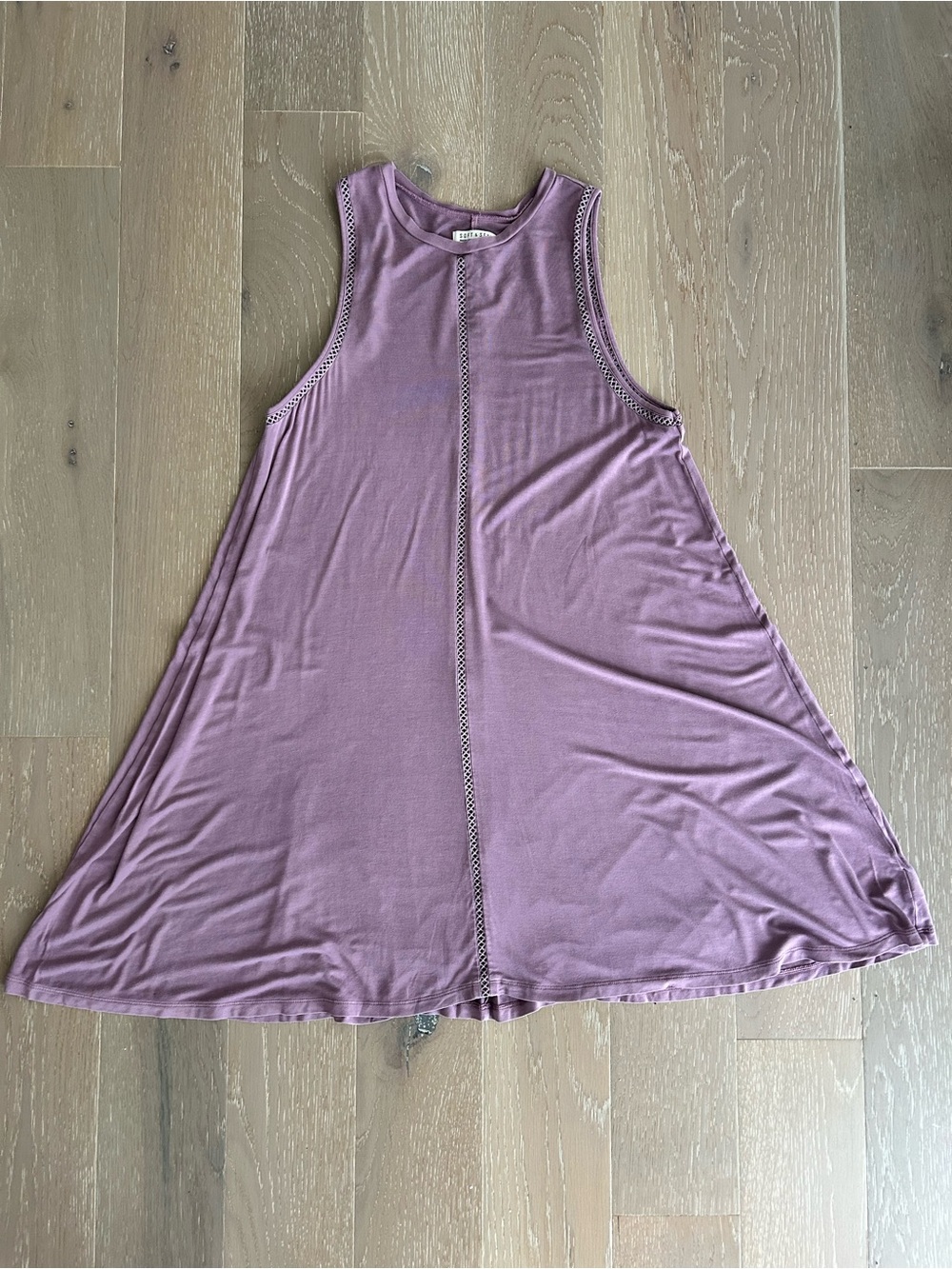 American Eagle Outfitters Mauve/Purple Sleeveless Swing Dress